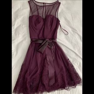 Plum formal dress